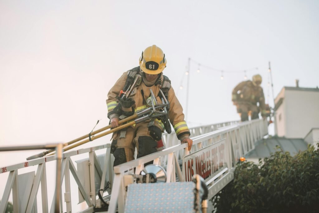 Electricians on Bridge